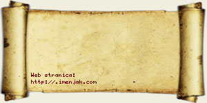 Danica Pirić vizit kartica